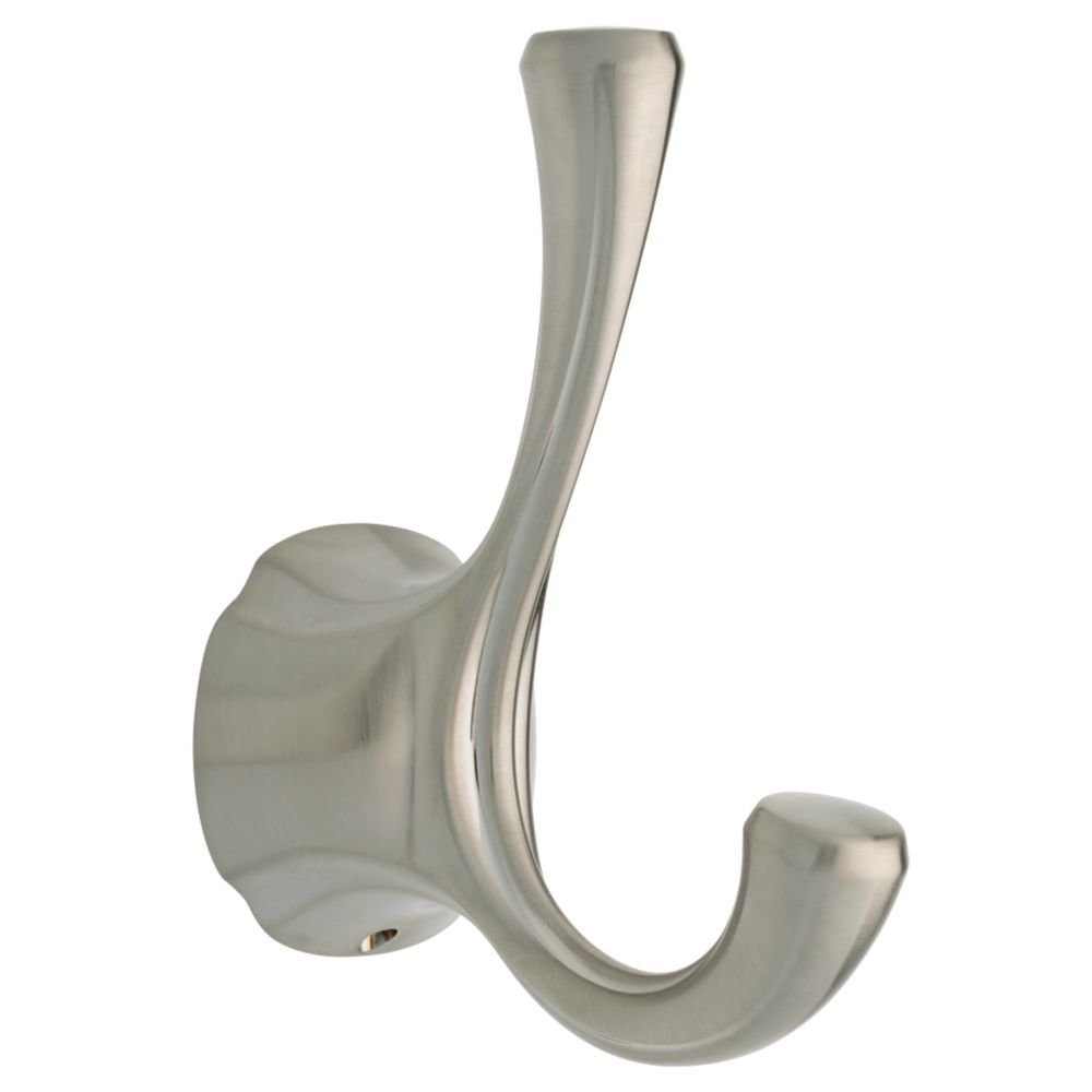 Double Robe Hook in Brilliance Stainless Steel