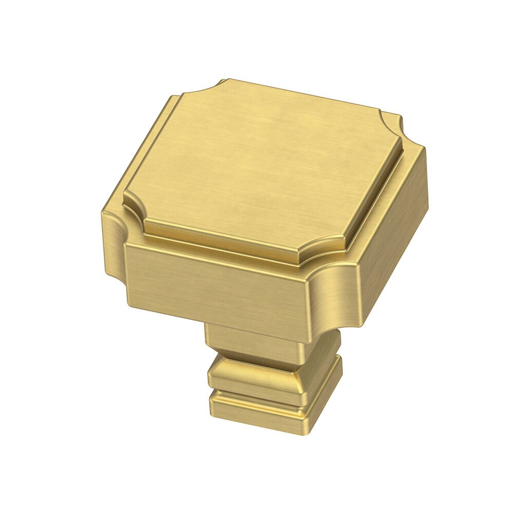 1-1/8" (28mm) Notched Knob in Modern Gold