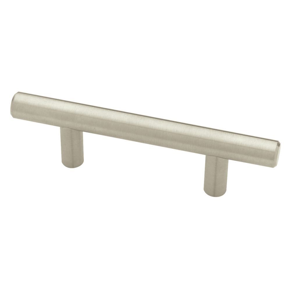 ( 4 1/2" O/A ) Brushed StainleSS Steel Euro Bar Pull