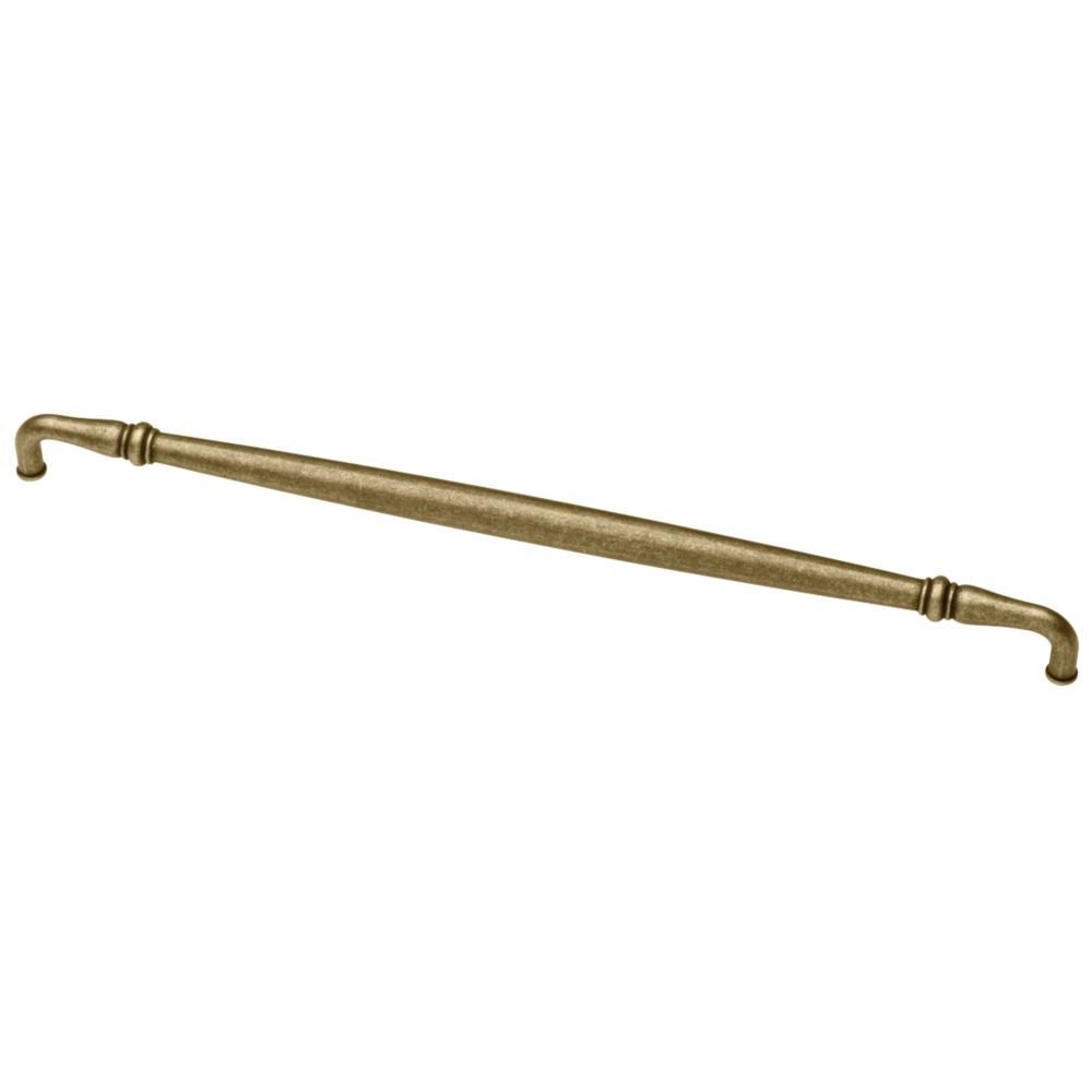 448mm Pull in Burnished Antique Brass