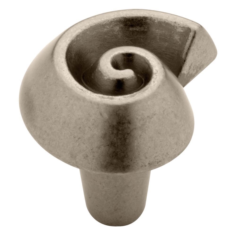 31mm Spiral Knob in Antique Iron