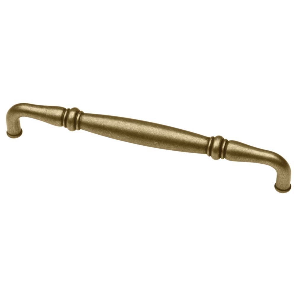 224mm Pull in Burnished Antique Brass