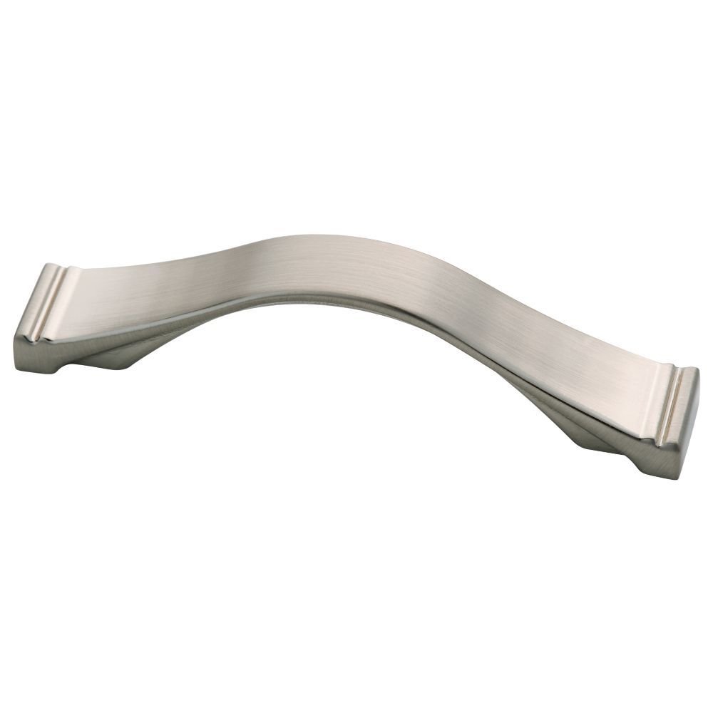 3" (76mm) and 3 3/4" (96mm) Dual Mount Channel Pull in Satin Nickel