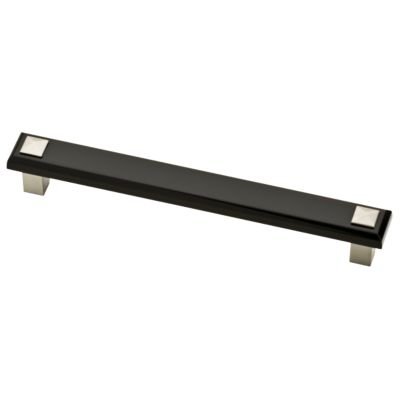 160mm Kaley Pull in Black,Stainless Steel