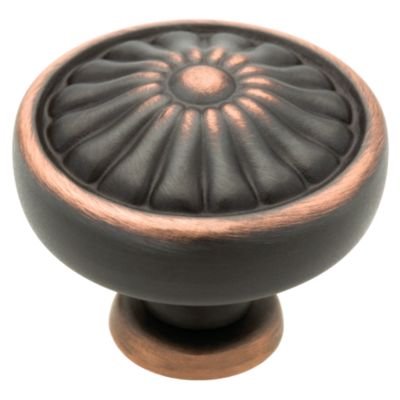 1-1/4 Knob in Bronze With Copper Highlights