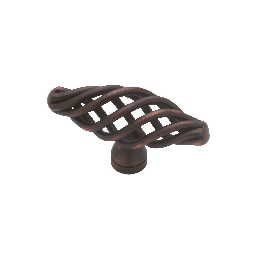2 1/8" Birdcage Knob Bronze With Copper Highlights