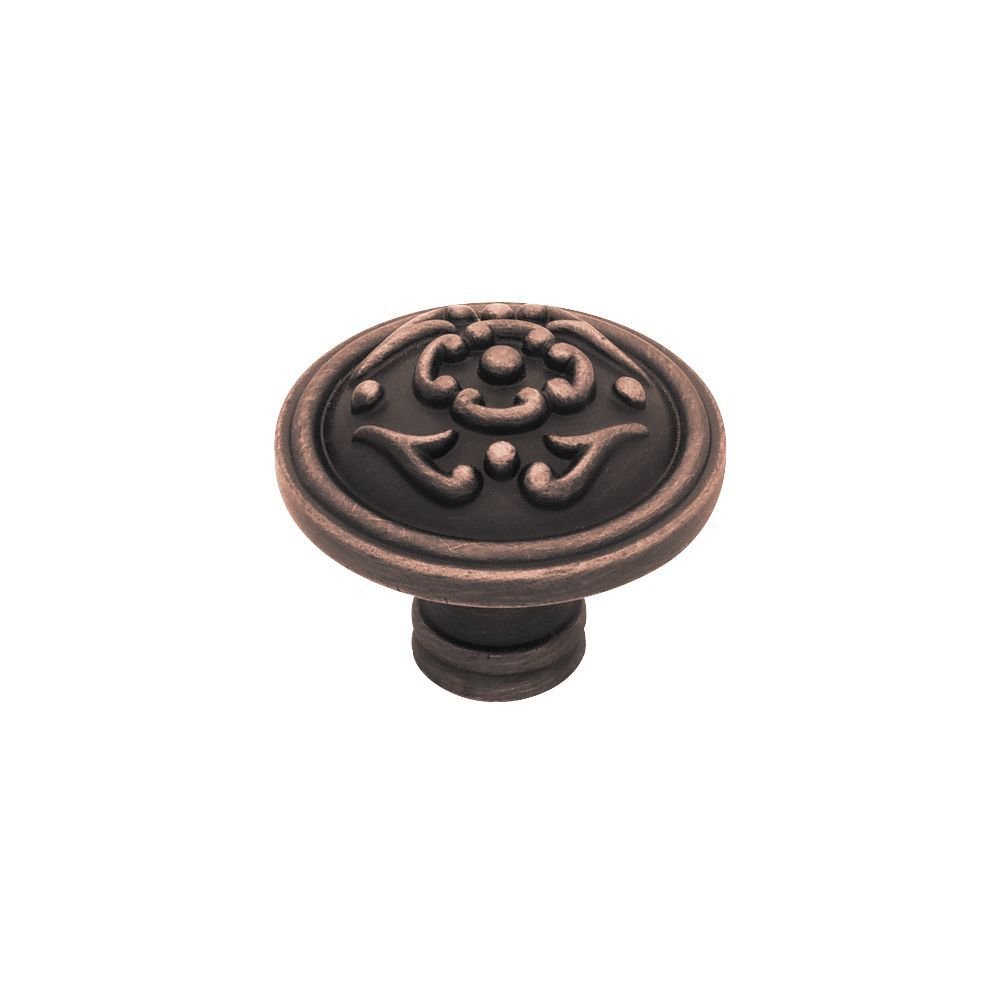 38mm Diameter Knob in Bronze With Copper Highlights