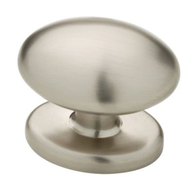 1-3/8 Football Knob in Stainless Finish