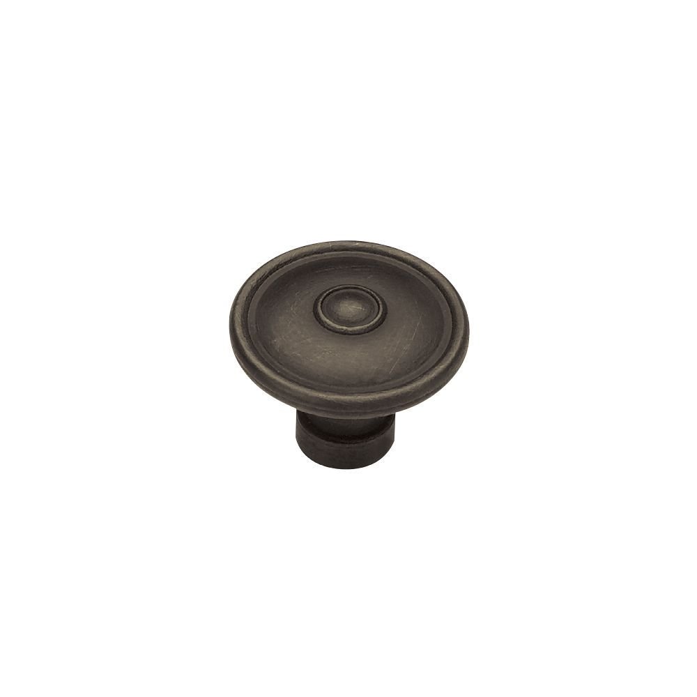 Ringed Knob 38mm in Distressed Oil Rubbed Bronze