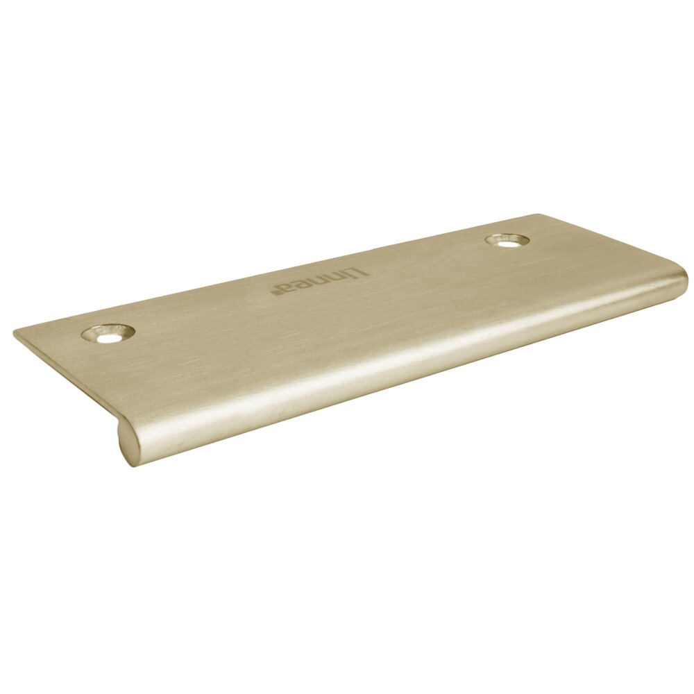 3.94" Long Top Mount Edge Pull in Satin Brass PVD