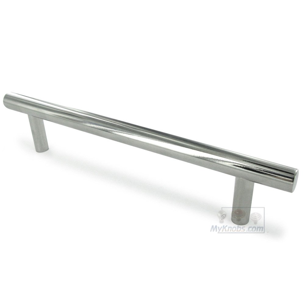 2 1/2" Centers European Bar Pull in Polished Stainless Steel