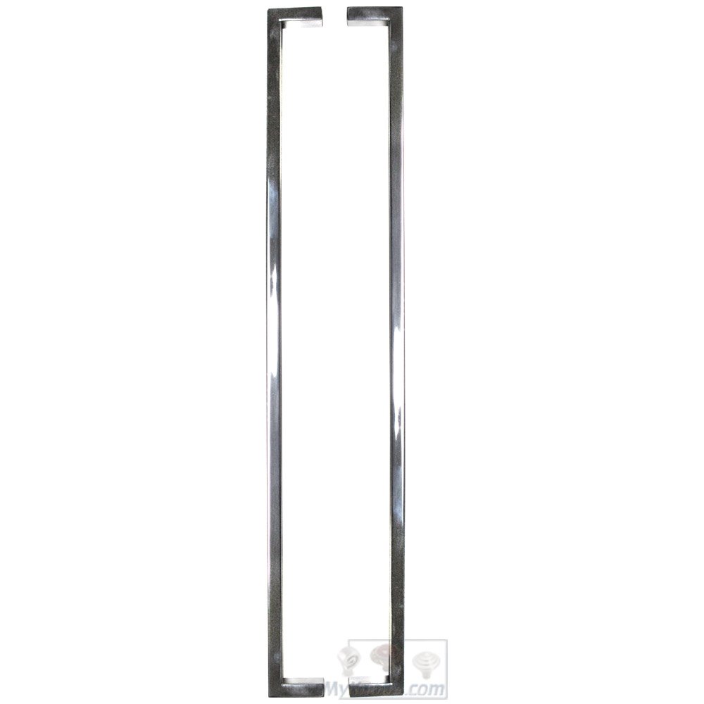23 5/8" Centers Back to Back Squared Appliance/Shower Door Pull in Polished Stainless Steel
