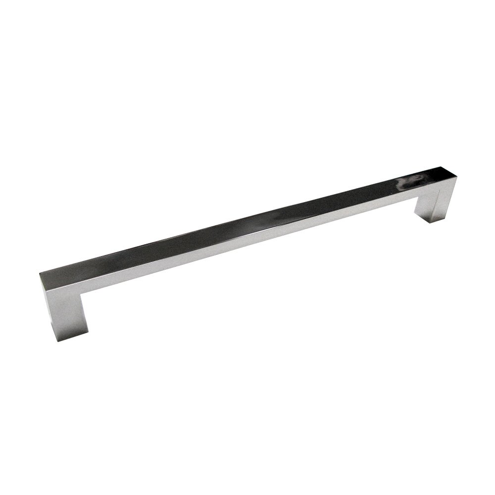 11 3/4" Centers Through Bolt Rectangular Oversized/Shower Door Pull in Polished Stainless Steel