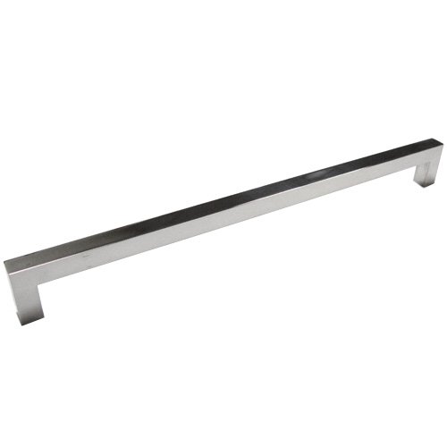 23 5/8" Centers Through Bolt Squared End Oversized/Shower Door Pull in Polished Stainless Steel