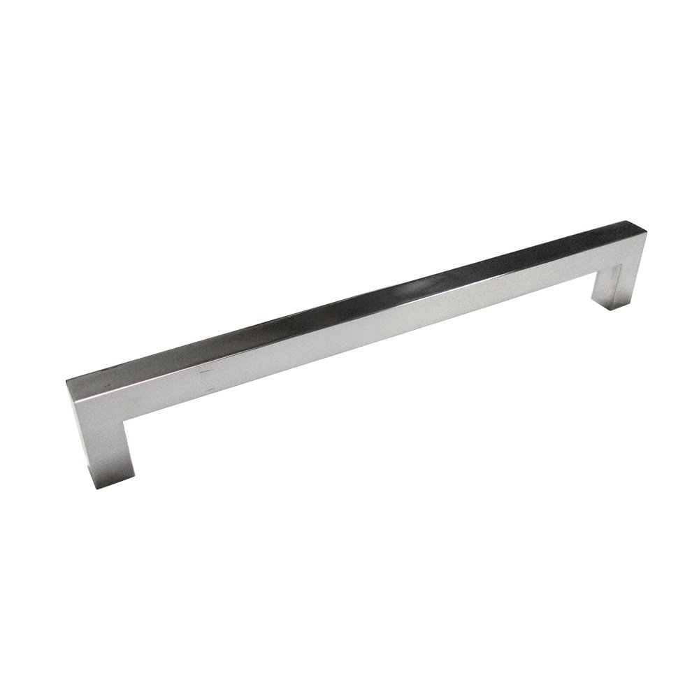 11 3/4" Centers Through Bolt Squared End Oversized/Shower Door Pull in Polished Stainless Steel
