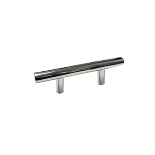 7 7/8" Centers Through Bolt European Bar Oversized/Shower Door Pull in Polished Stainless Steel