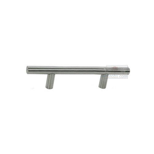14 1/2" Centers Surface Mounted European Bar Oversized Door Pull in Satin Stainless Steel