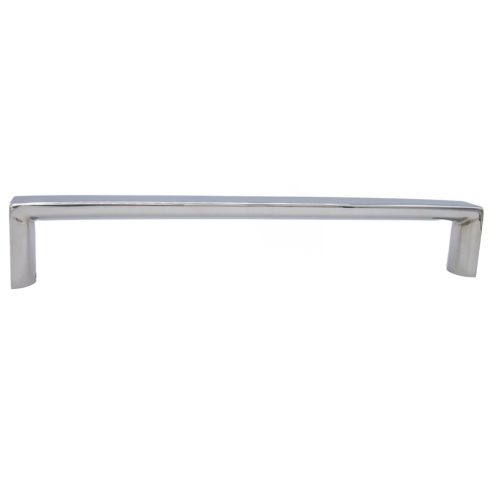 17 3/4" Through Bolt Half Moon End Appliance/ Shower Door Pull in Polished Stainless Steel