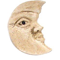 Half Moon Knob (Facing Right) in Antique Bronze