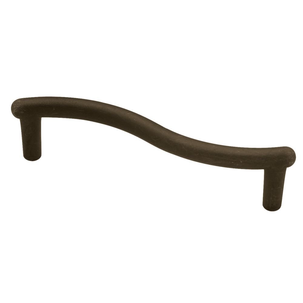 Small Dog Bone Pull 96mm in Distressed Oil Rubbed Bronze