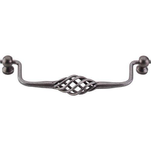 7" Twisted Wire Drop Handle in Pewter