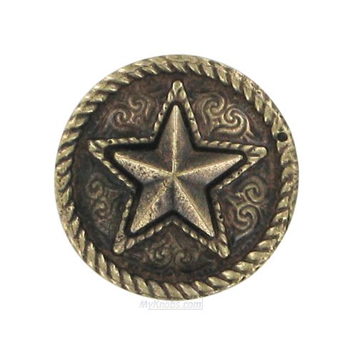 Barn Star Knob in Oil Rubbed Bronze