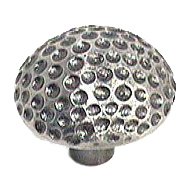 Small Golf Ball Knob in Pewter