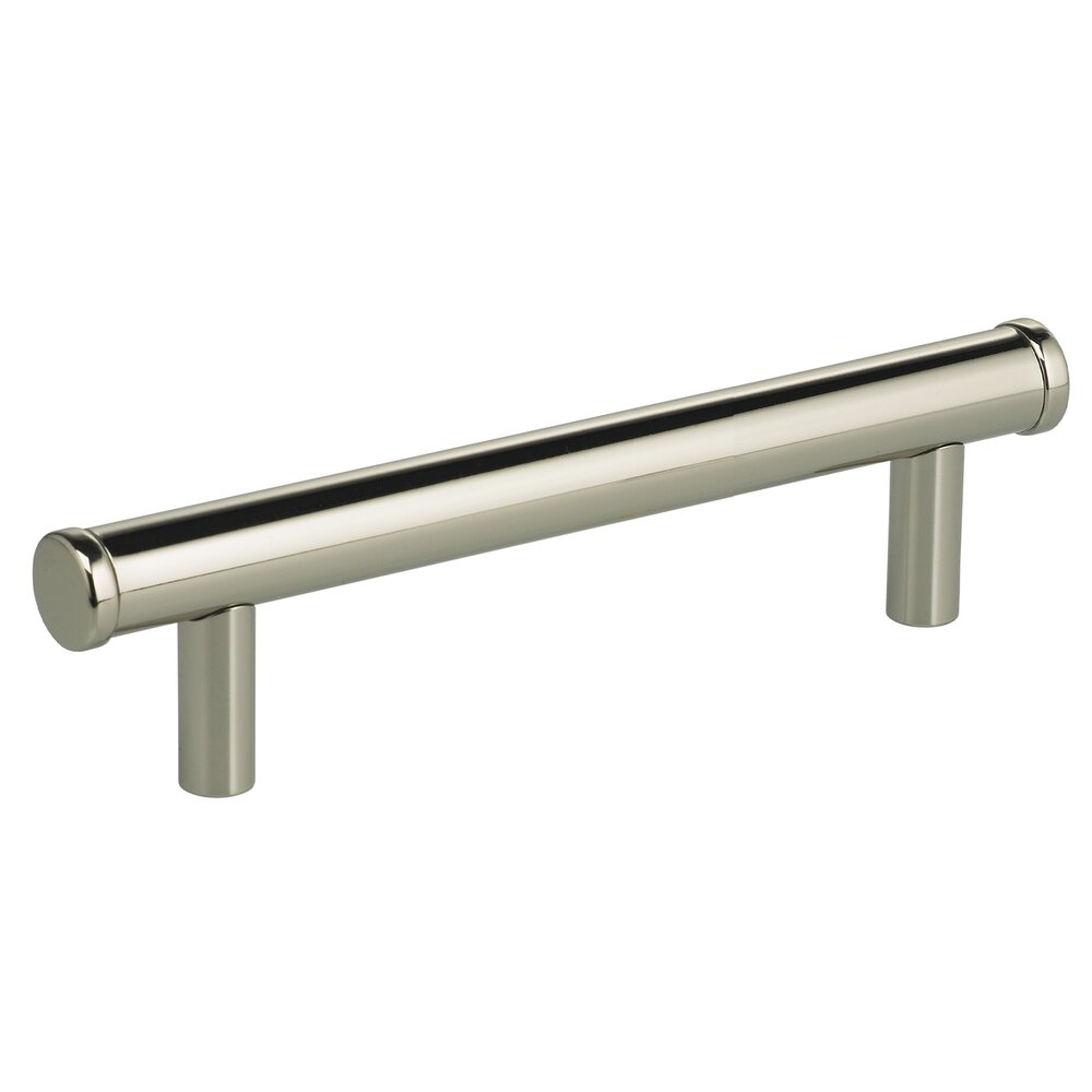 4" Bar Pull in Polished Polished Nickel Lacquered