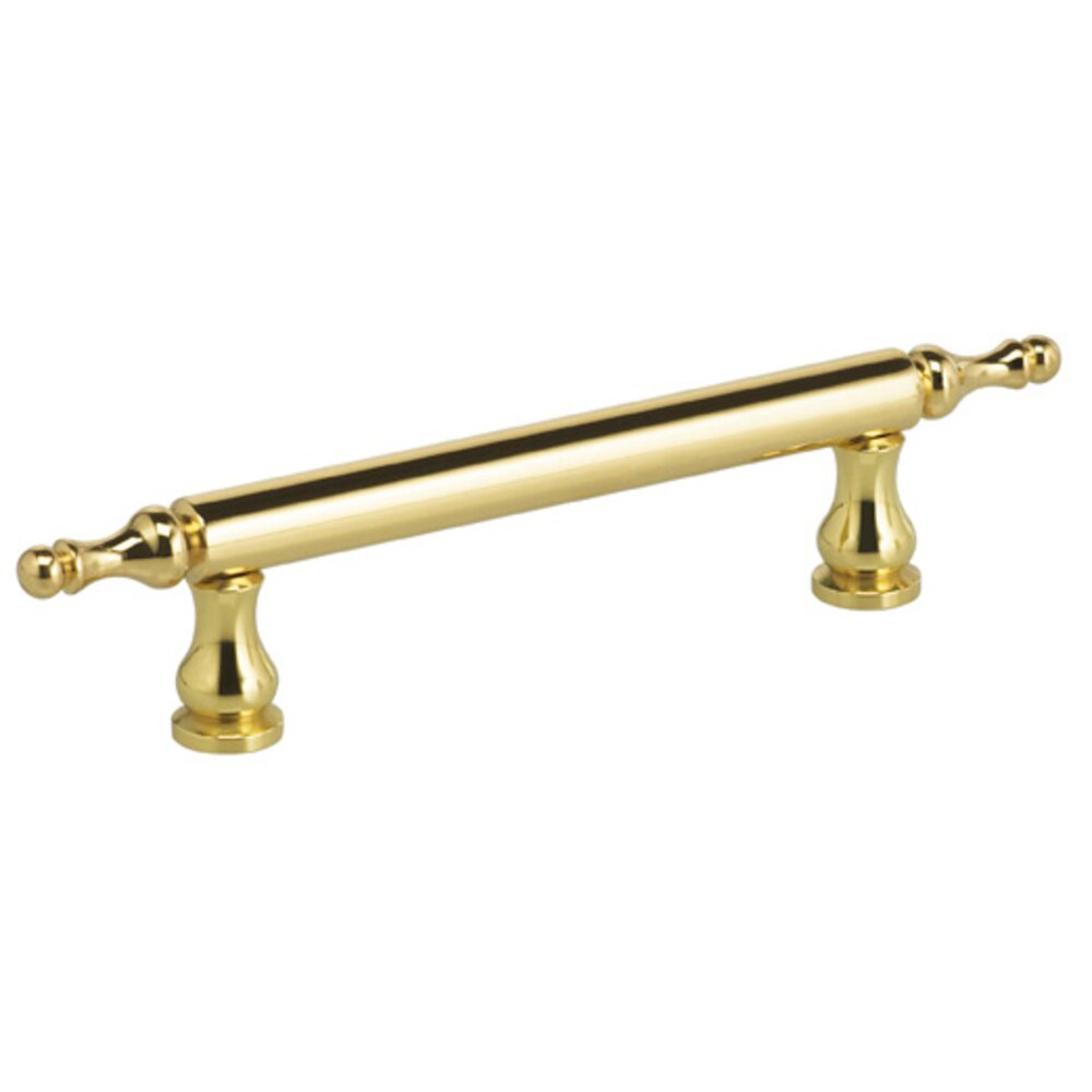 3" Pin Pull in Polished Brass Lacquered