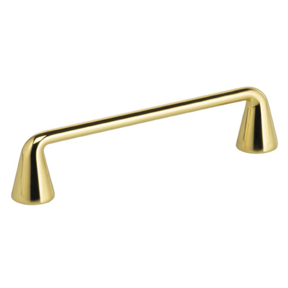 3 3/4" Cone Pull in Polished Brass Lacquered