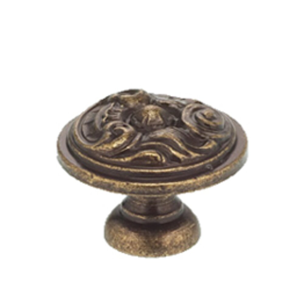 1" Swirl Knob in Shaded Bronze Lacquered