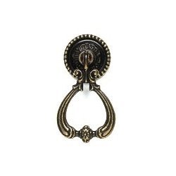 Traditional Ring Pull with Rosette Shaded Bronze Lacquered