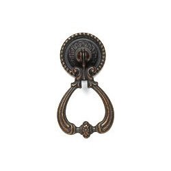 Traditional Ring Pull with Rosette Vintage Copper