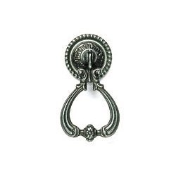Traditional Ring Pull with Rosette Vintage Iron