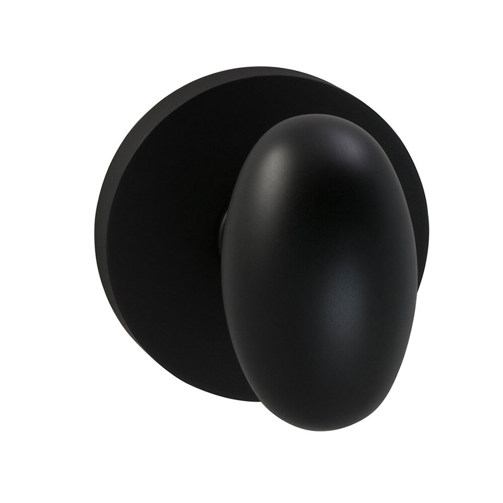 Double Dummy Egg Knob with Modern Rose in Oil Rubbed Bronze Lacquered
