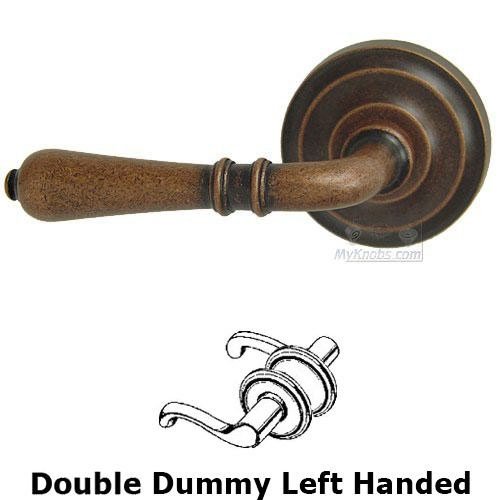 Double Dummy Orlean Left Handed Lever with Radial Rosette in Vintage Copper