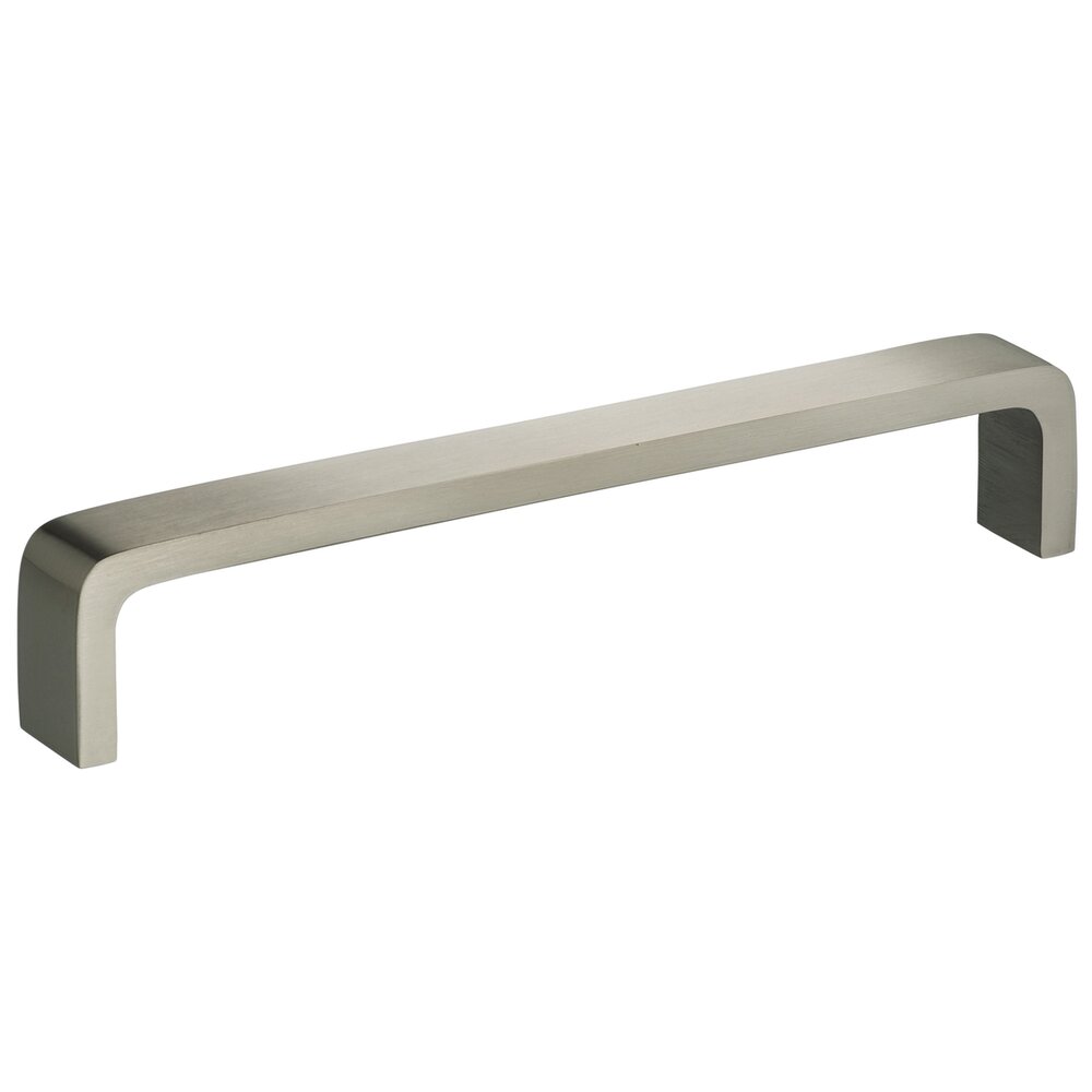 Solid Brass 5 3/4" Centers Thin Handle in Satin Nickel Lacquered