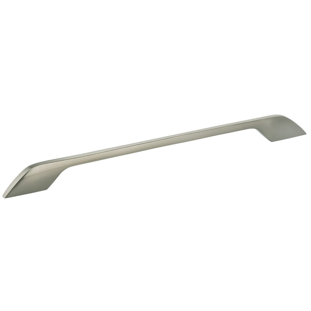 Solid Brass 12 1/4" Centers Slim Handle in Satin Nickel Lacquered