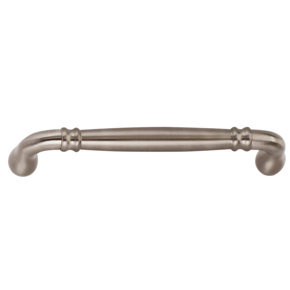 Omnia Cabinet Hardware - Traditions - 5" Centers Handle in Satin Nickel Lacquered