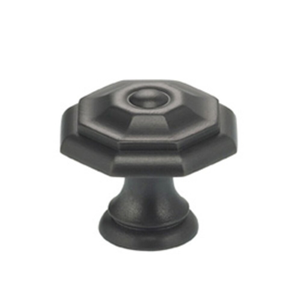 1 9/16" Octagonal Knob in Oil Rubbed Bronze Lacquered