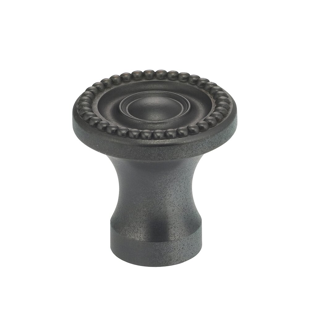 1 1/4" Beaded Knob in Oil Rubbed Bronze Lacquered