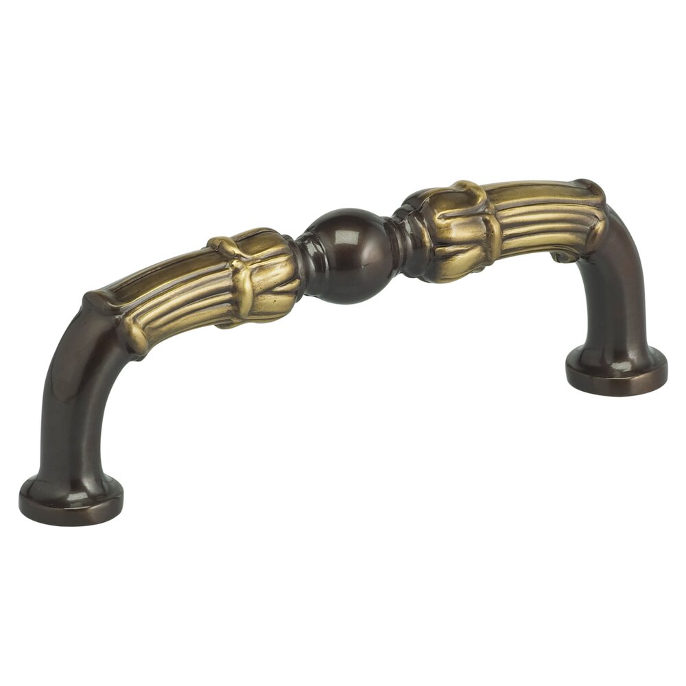 3 1/2" Center Bead Pull Shaded Bronze Lacquered