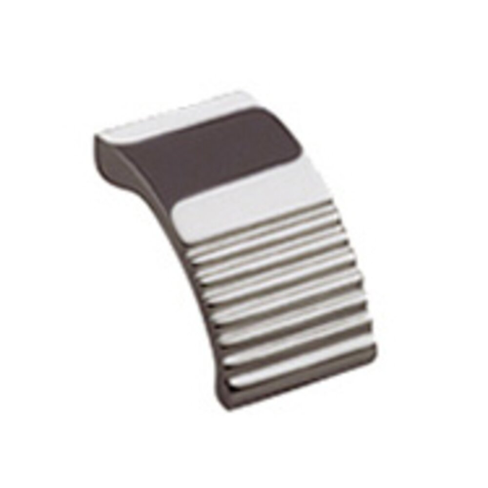 Ribbed Knob in Polished Stainless Steel