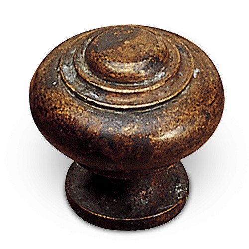Solid Brass 1" Diameter Concentric Knob in Bronze