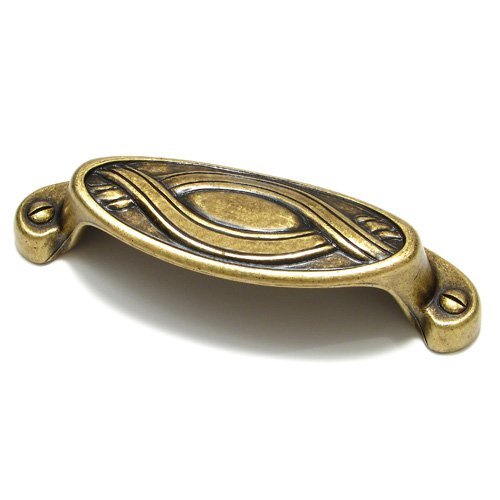 Solid Brass 2 1/2" Centers Woven Cup Pull in Florence