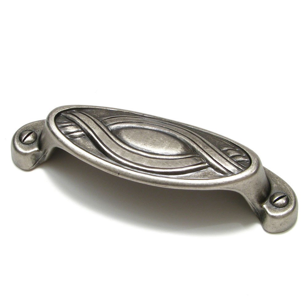 Solid Brass 2 1/2" Centers Woven Cup Pull in Faux Iron