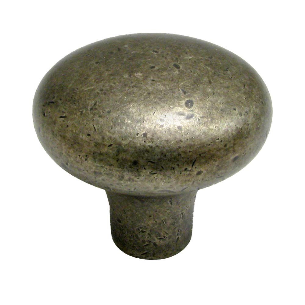 1 21/32" Diameter Knob in Pewter Bronze