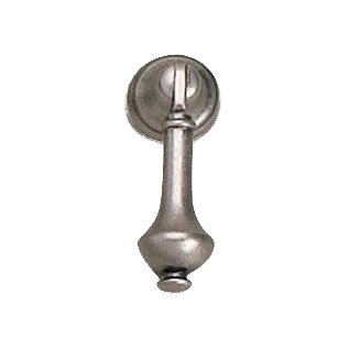 Solid Brass 3/4" Long Pendant Pull in Faux Iron