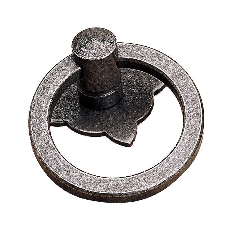 1 9/16" Diameter Plain Ring Pull in Natural Iron