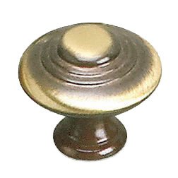 Solid Brass 1 3/16" Diameter Marseille Knob in Satin Bronze
